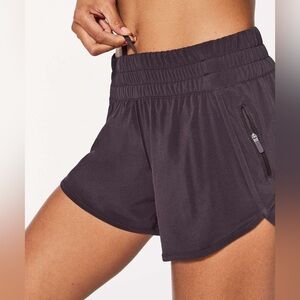 Lululemon Tracker Short V Low Rise Size 6 Deep Purple